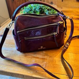 Michael Kors Deep Burgundy Crossbody Bag